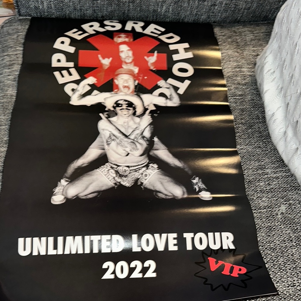 Red Hot Chili Peppers Unlimited Love Tour Poster